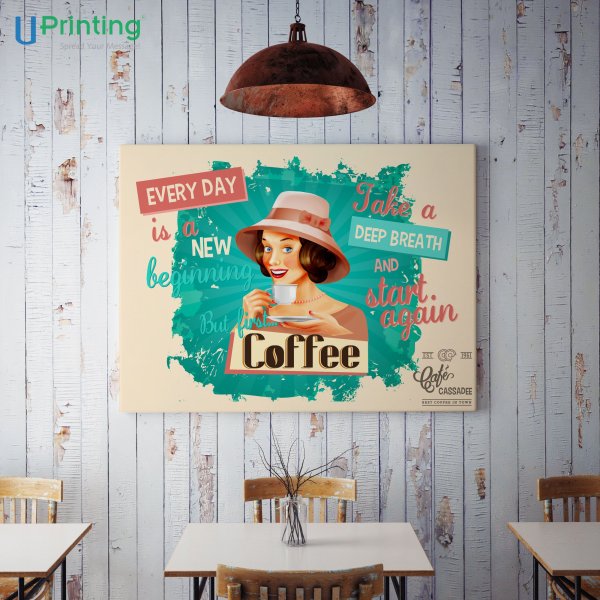 Постер для кафе кофейни