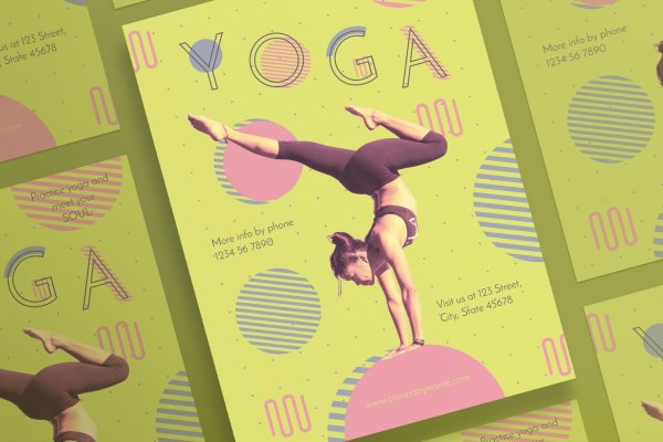 Йога плакат