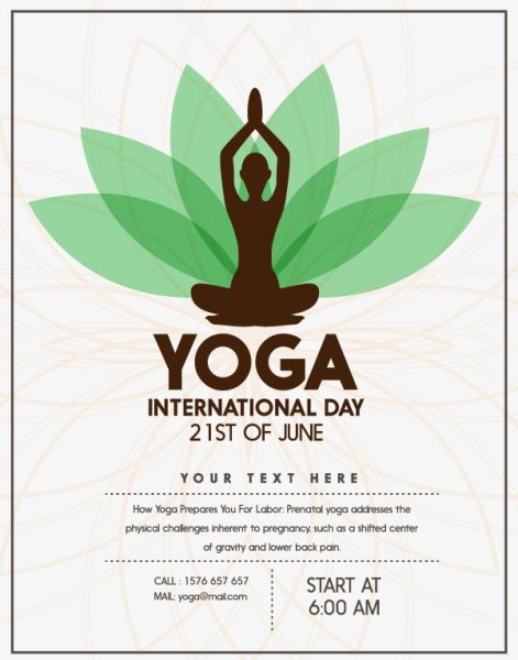 Баннер для йоги