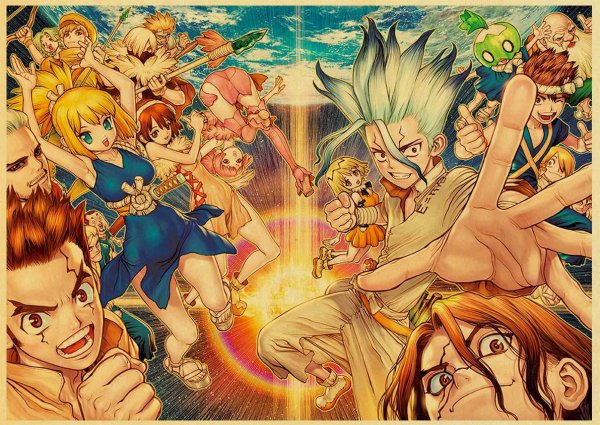 Доктор Стоун Манга обложки