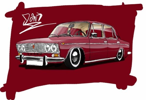 Плакат Жигули