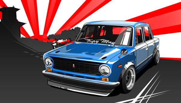 Плакат Жигули