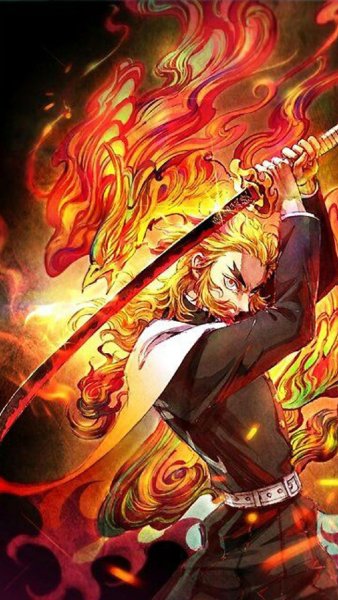 Аниме клинок рассекающий демонов Ренгоку