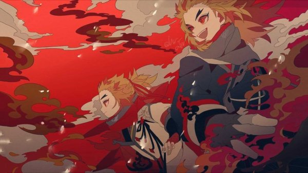 Аниме клинок рассекающий демонов Ренгоку