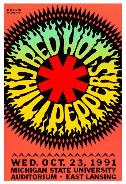 Red hot Chili Peppers Постер