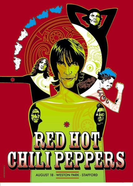 Группа Red hot Chili Peppers постеры