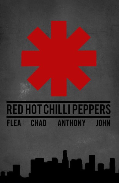 Группа RHCP Постер