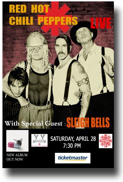 Группа RHCP Постер