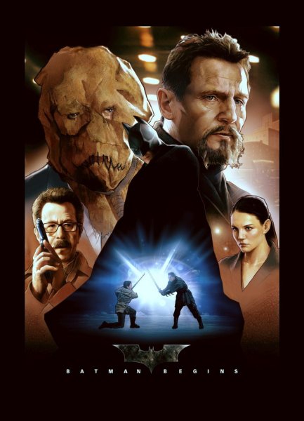 Batman begins 2005 poster