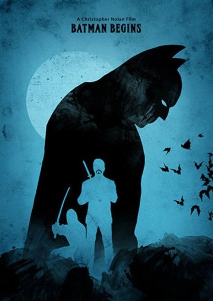 Бэтмен начало персонажи постеры