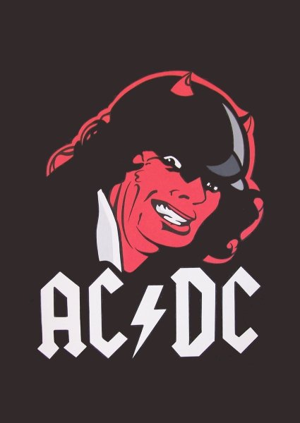 AC DC плакат