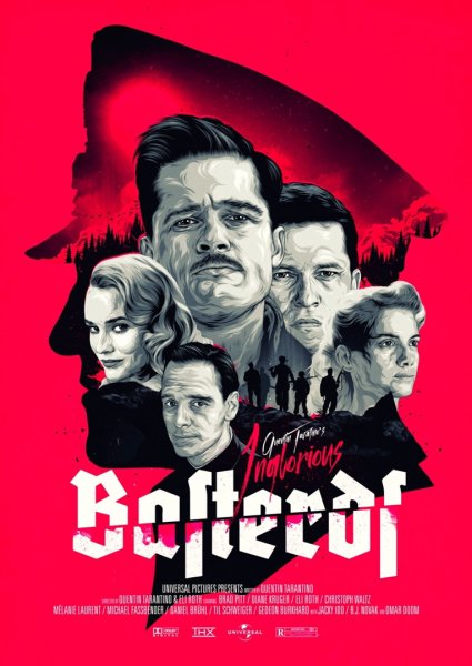 Бесславные ублюдки / Inglourious basterds / 2009 Постер