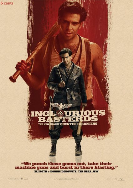 Бесславные ублюдки фильм 2009 Постер