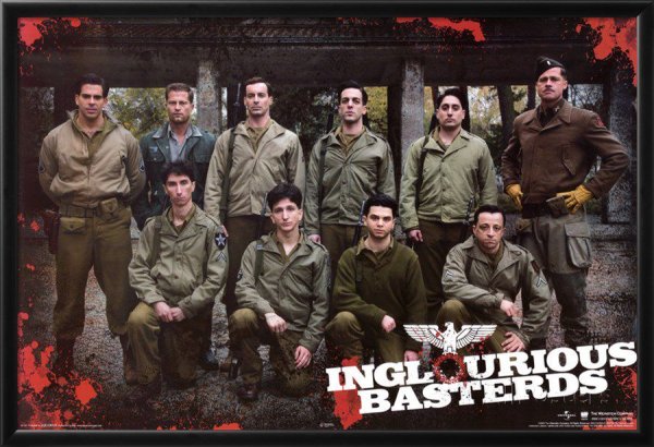 Бесславные ублюдки Постер