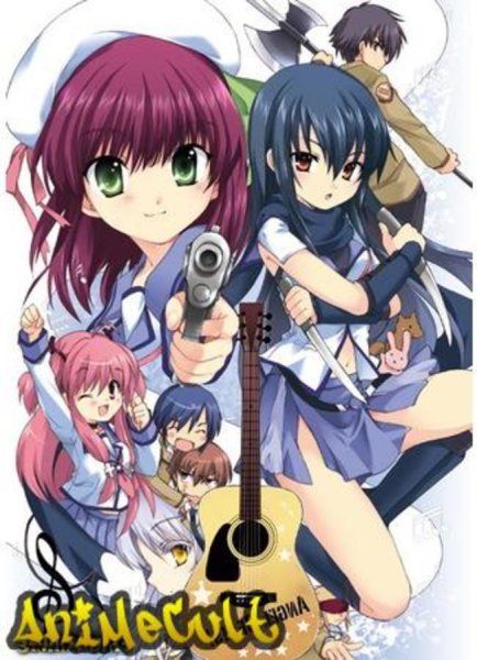 Ангельские ритмы аниме Постер