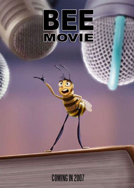 Bee movie 2007 Постер
