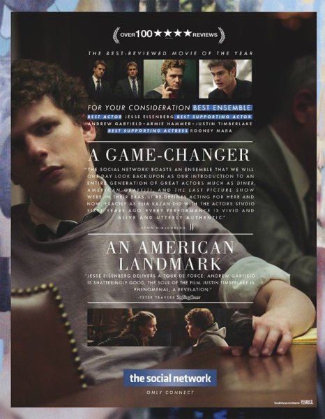 Социальная сеть фильм Постер