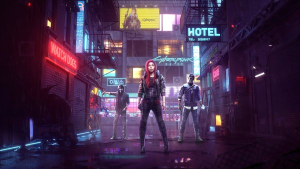 Cyberpunk 2077 машина 4k
