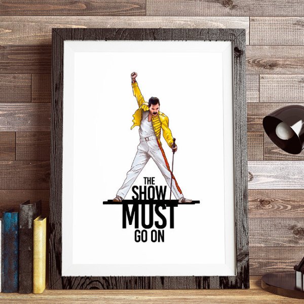 Поп арт Freddie Mercury