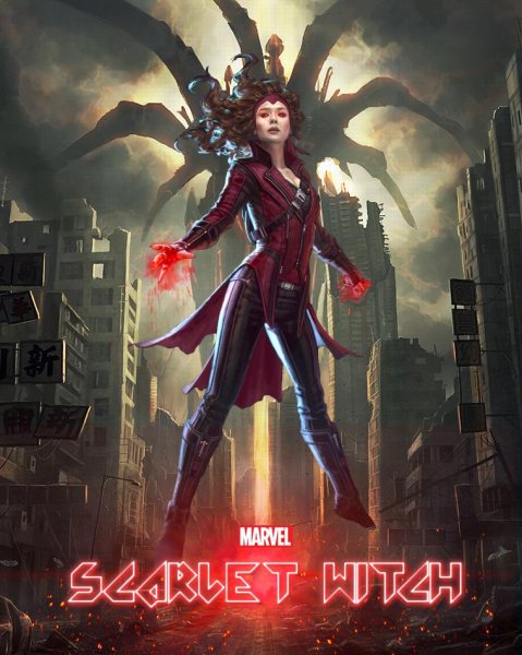 Элизабет Олсен алая ведьма