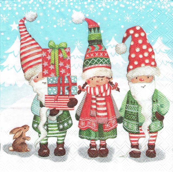 Новогодние постеры в скандинавском стиле