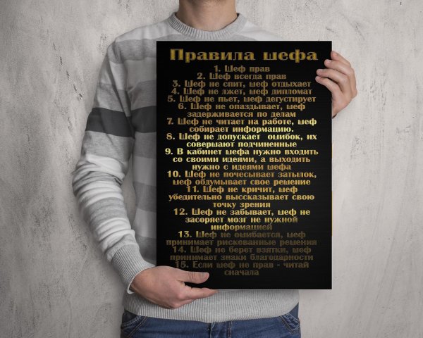 Правила шефа