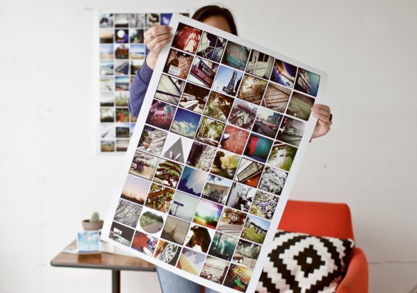 Коллаж из плакатов на стену