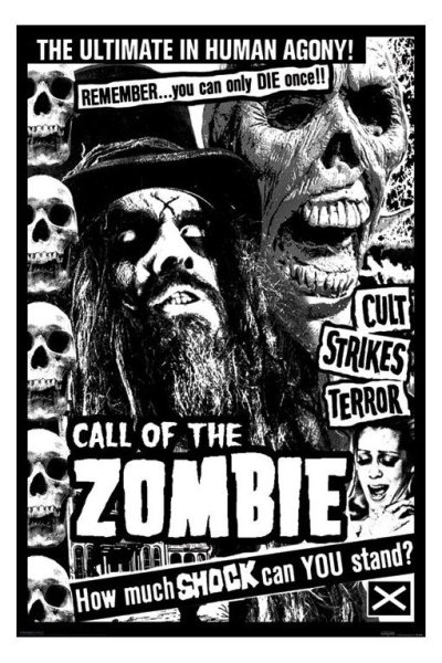 Плакат рок-группы the Zombies