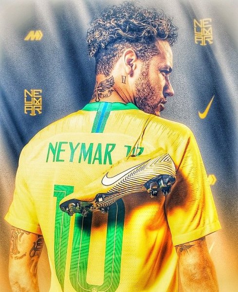 Арт футбол Неймар