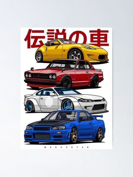 Постеры машины JDM