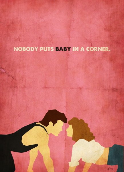 Постер к фильму грязные танцы