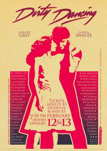 Грязные танцы фильм 1987 Постер