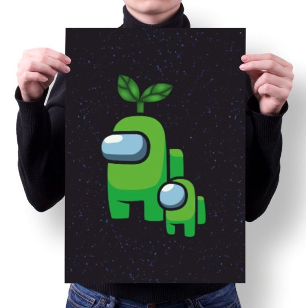 Амонг АС плакат на стену