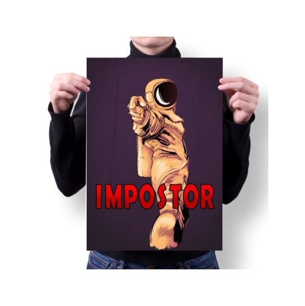 Амонг АС плакат 4к