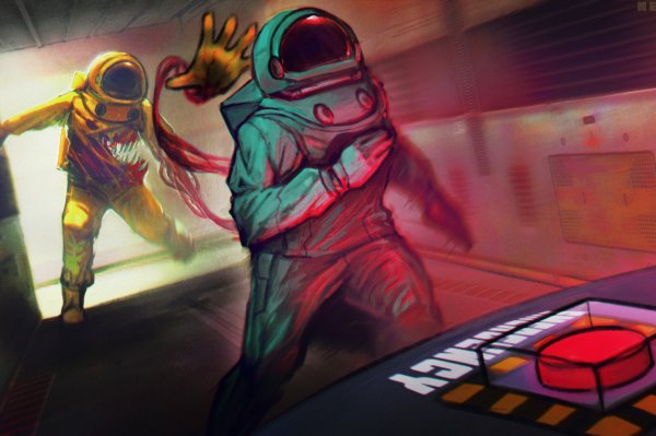 Амонг АС люди арт космонавты