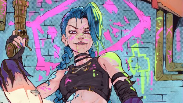 Jinx Arcane рисунок