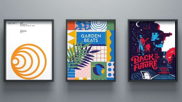 Дизайнерские рекламные плакаты