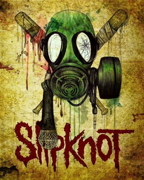 Плакат Slipknot в отличном качестве