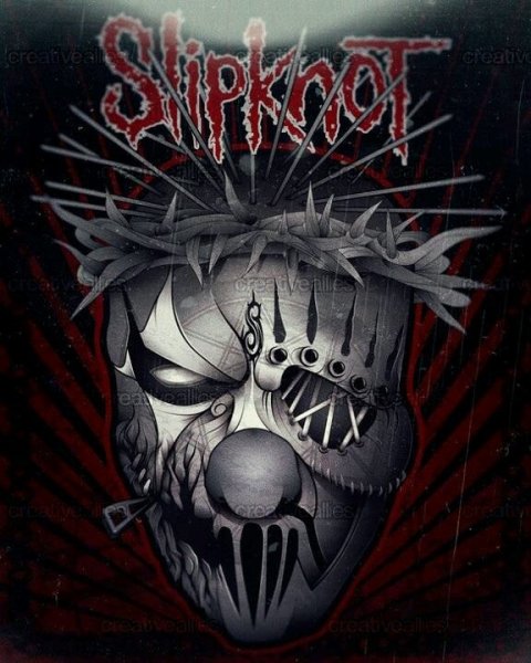 Постер Слипнот группа-