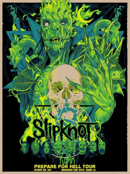 Слипкнот группа Постер