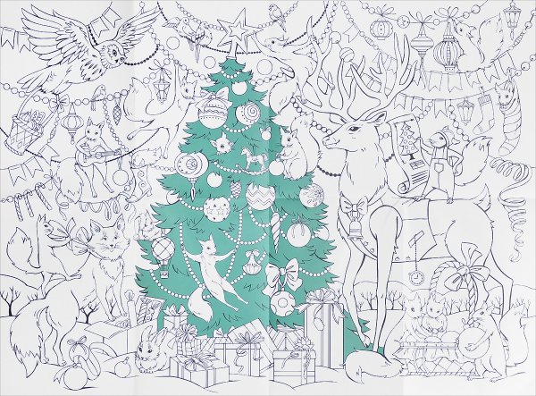 Раскраска. Новый год