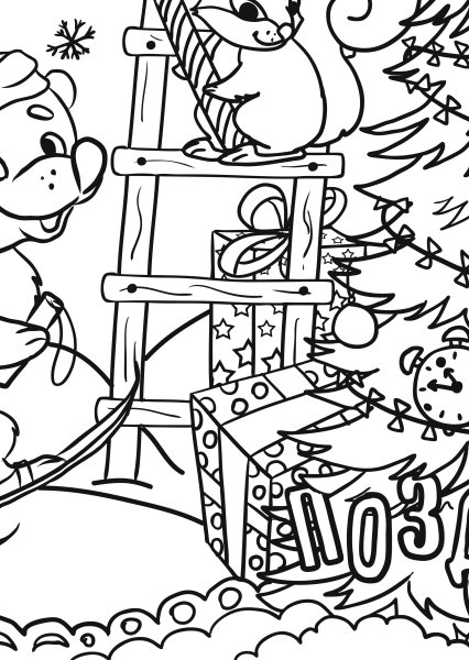 Рисунки для стенгазеты на новый год 2019