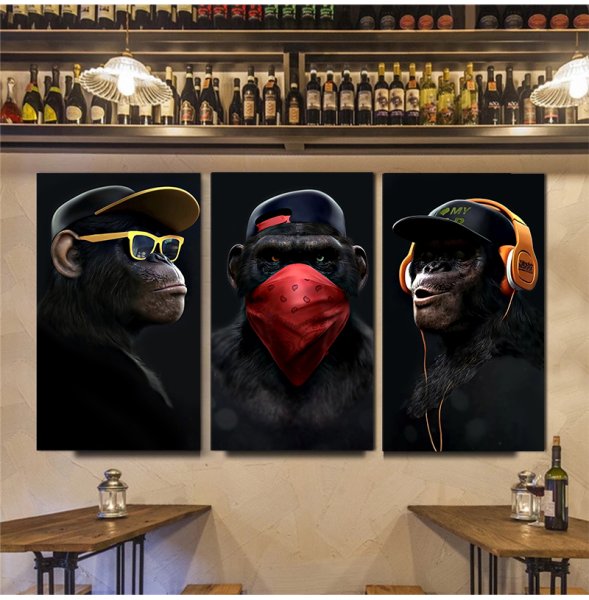 Картина три обезьяны