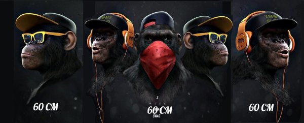 Картина три обезьяны