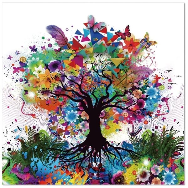 Яркое дерево