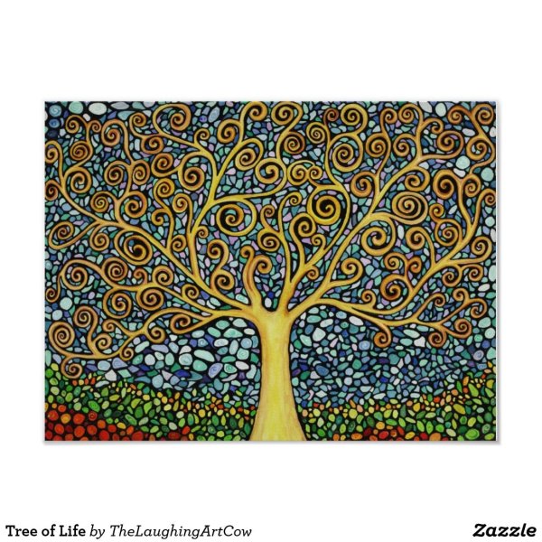 Дерево жизни климт мозаика