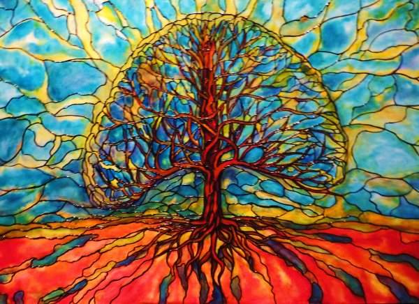 Нейрографика Древо изобилия