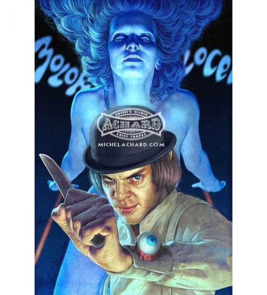 Заводной апельсин Постер арт