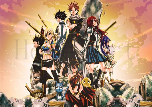 Хвост феи аниме Постер