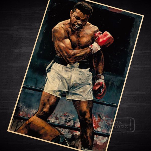 Бокс плакат Мохамед Али
